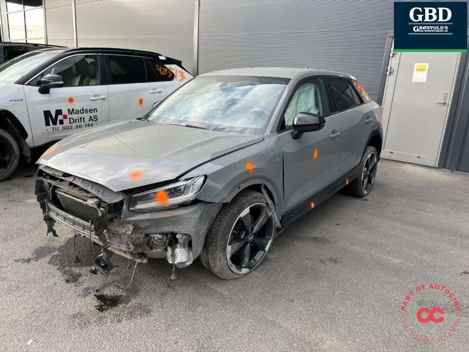 Audi Q2 2016-->> , Motorkode: DFHA, Girkassekode: SWP