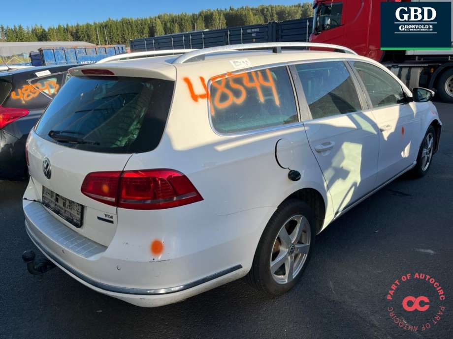 VW Passat 2011-2015 (B7) (B7), Motorkode: CAYC, Girkassekode: QQV