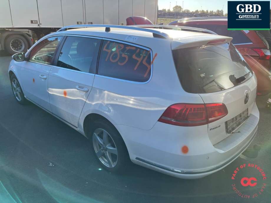 VW Passat 2011-2015 (B7) (B7), Motorkode: CAYC, Girkassekode: QQV