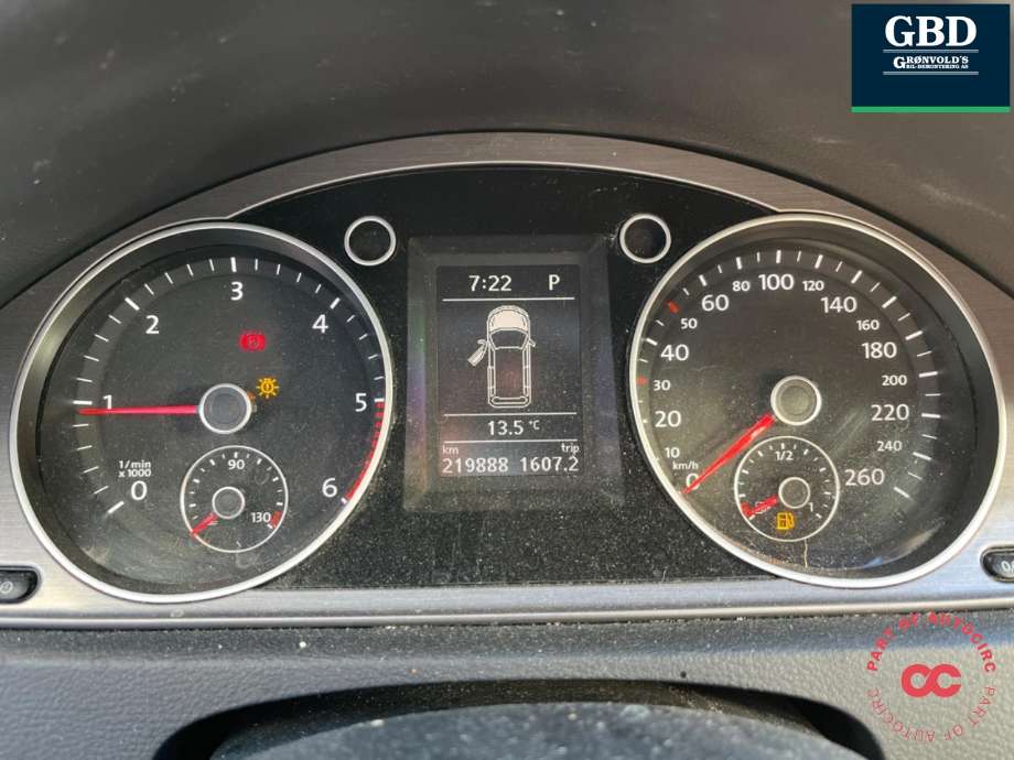 VW Passat 2011-2015 (B7) (B7), Motorkode: CAYC, Girkassekode: QQV