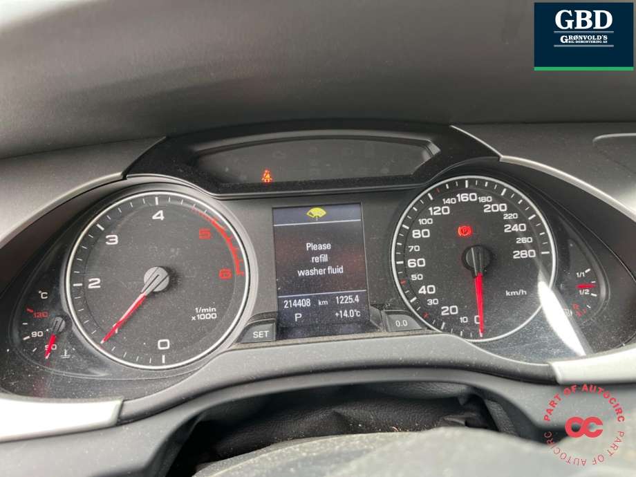 Audi A4 2007-2014 (Type IV) (B8) (B8), Motorkode: CAGA, Girkassekode: LLA