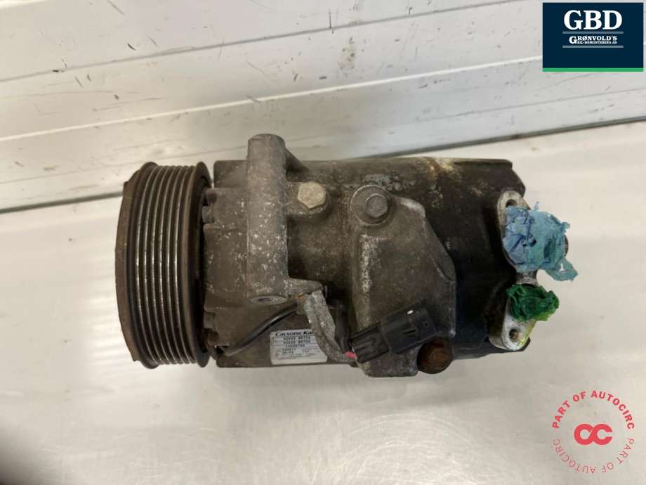 Aircondition kompressor til Nissan Qashqai 2010-2014 (Type I, Fase 2) (CALSONIC KANSEI|92600BR70A|92600BB60A|92600 BR0A)