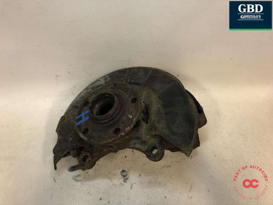 Hjulspindel høyre foran til VW Caddy 2010-2015 (Type III, Fase 2)  (1K0 407 256 AA|)