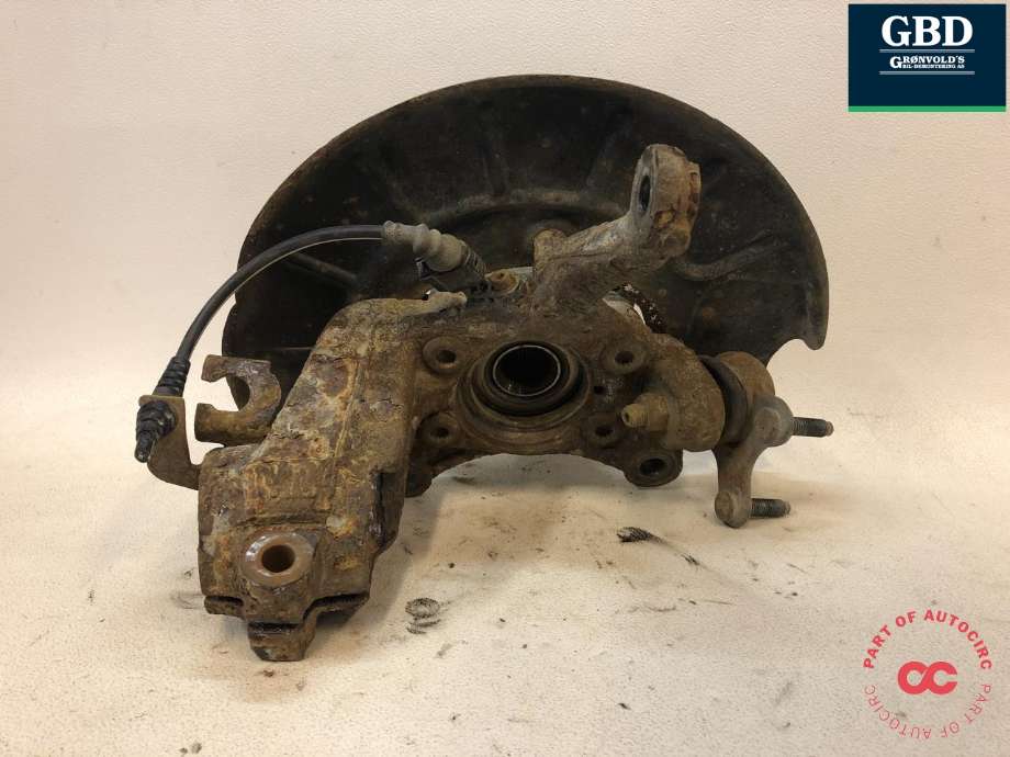 Hjulspindel høyre foran til VW Caddy 2010-2015 (Type III, Fase 2)  (1K0 407 256 AA|)