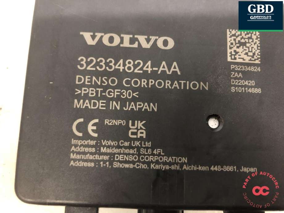 Sensor radar til Polestar 2 2020-->> (32334824|32334824-AA|)