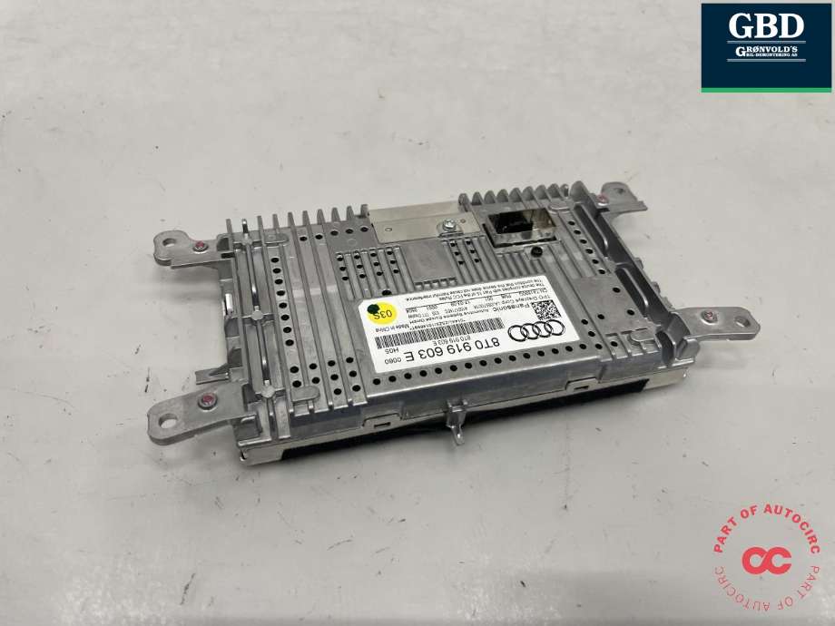 Bilstereo navigasjon skjerm til Audi A4 2007-2014 (Type IV) (B8) (B8) (8T0 919 603 E|)