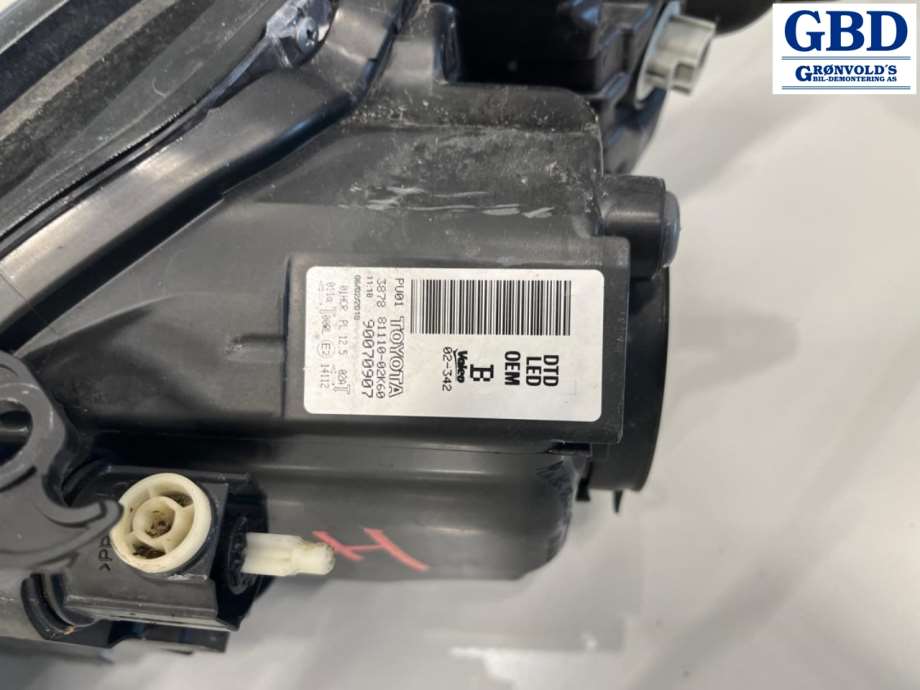 Toyota Auris, 2015-2019 (Type II, Fase 2) (8113002K60|90070907)