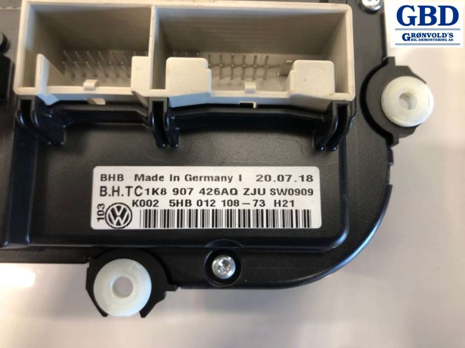 VW Caddy, 2015-2020 (Type III, Fase 3) (1K8 907 426 AQ|1K8 907 426 AQ ZJU)