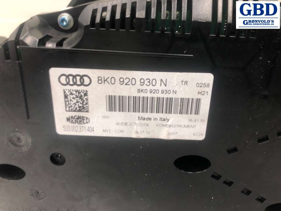 Audi A4, Allroad, 2009-2016 (Type I) (B8) (8K0 920 930 N|8K0 920 930 NX)