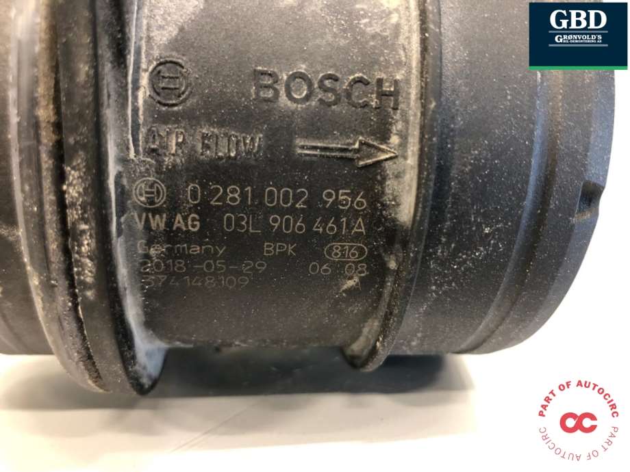VW Caddy, 2015-2020 (Type III, Fase 3) (03L 906 461 A|0 281 002 956)