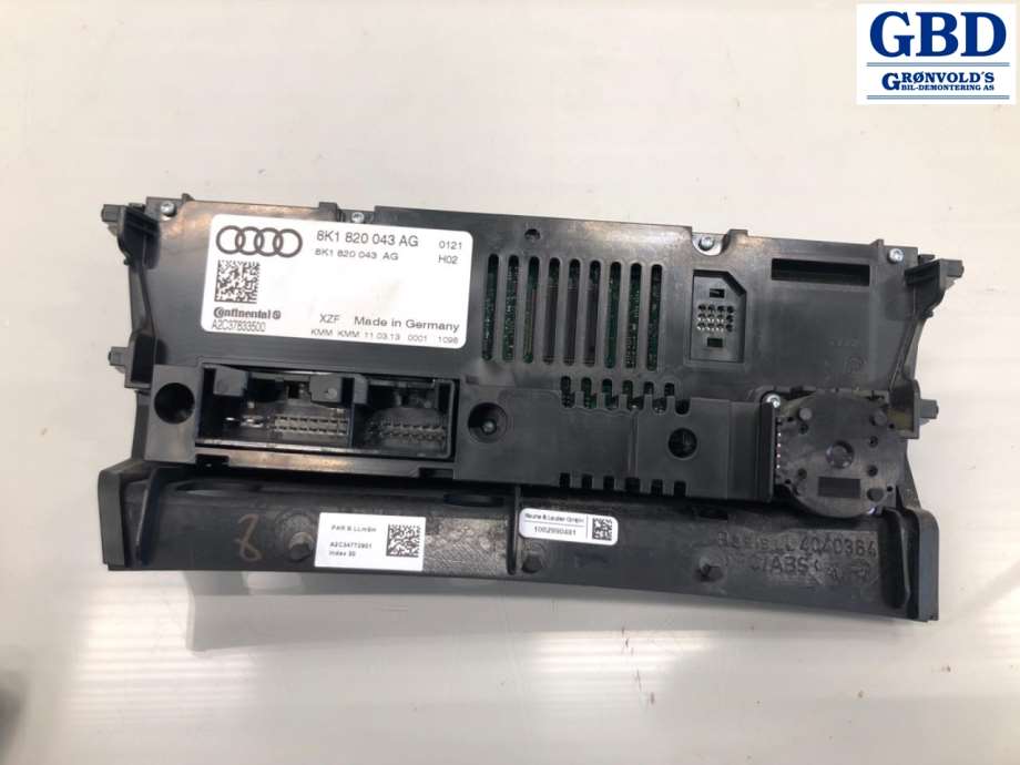 Audi Q5, 2012-2017 (Type I, Fase 2) (8K1 820 043 AG|8K1820043AG)