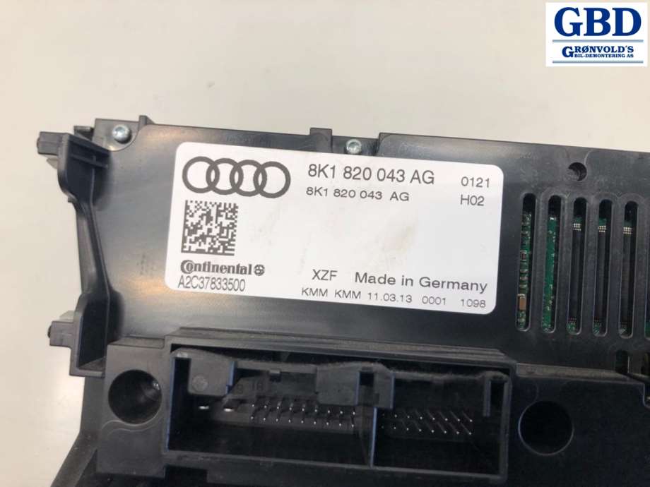 Audi Q5, 2012-2017 (Type I, Fase 2) (8K1 820 043 AG|8K1820043AG)