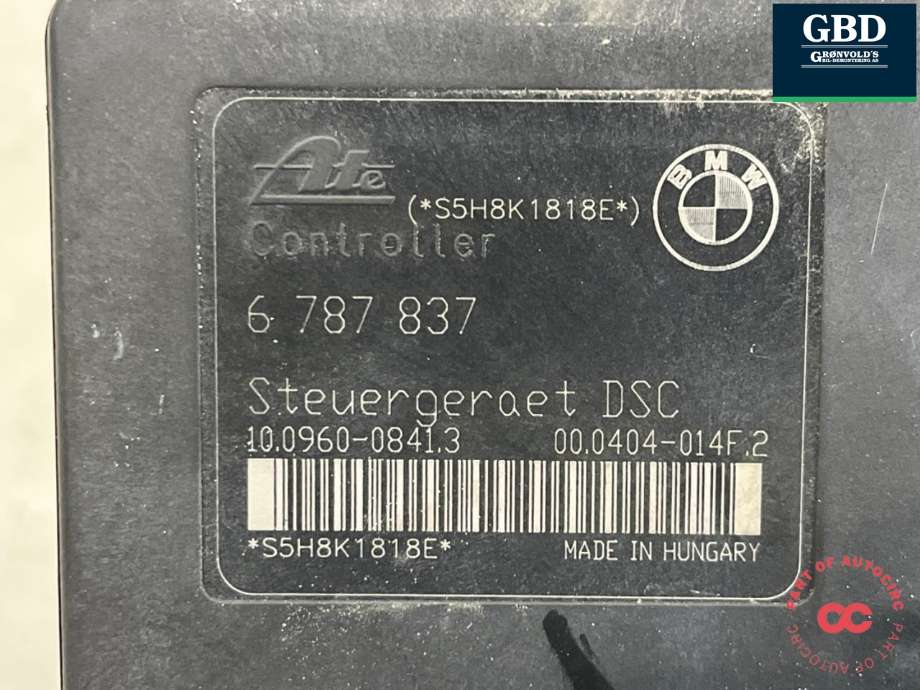 ABS sentral til BMW 3-Serie 2005-2011 (E90/E91/E92/E93) (E90/E91/E92/E93) (34 51 2 460 468|6 787 837|)