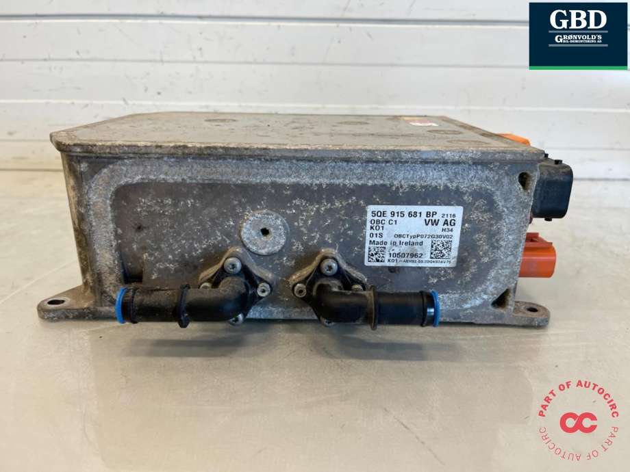 Batterilader (OBC - On Board Charger) til Seat Mii electric 2019-->>  (5QE 915 681 BT|5QE 915 681 BP|)