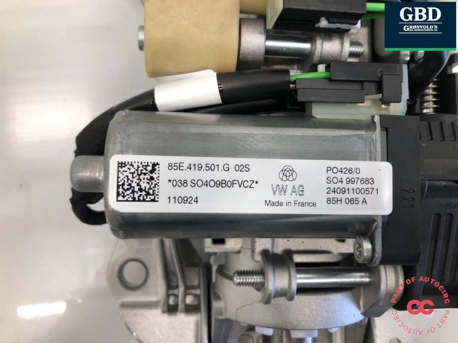 Rattaksel elektrisk servo til Porsche Macan 2024-->> (XAB) (XAB) (PAD 419 501 B|85E 419 501 G|)