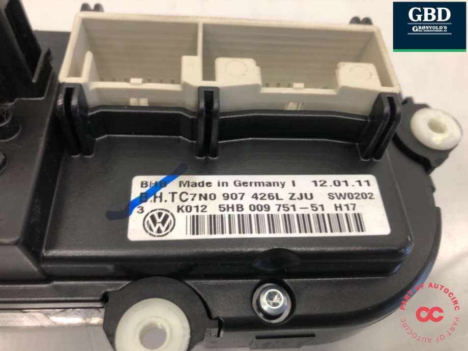 VW Caddy, 2010-2015 (Type III, Fase 2) (7N0 907 426 CN|7N0 907 426 CN ZJU)