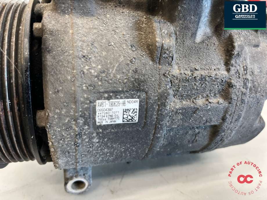 Aircondition kompressor til Ford Transit Connect 2013-2018 Type II, Fase 1 (2069520|F1F1-19D629-HC|)