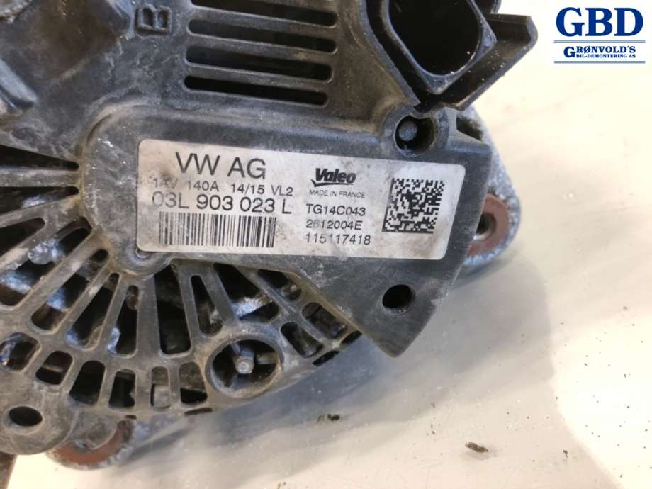 VW Passat, 2015-2019 (B8, Fase 1) (03L 903 23 L)