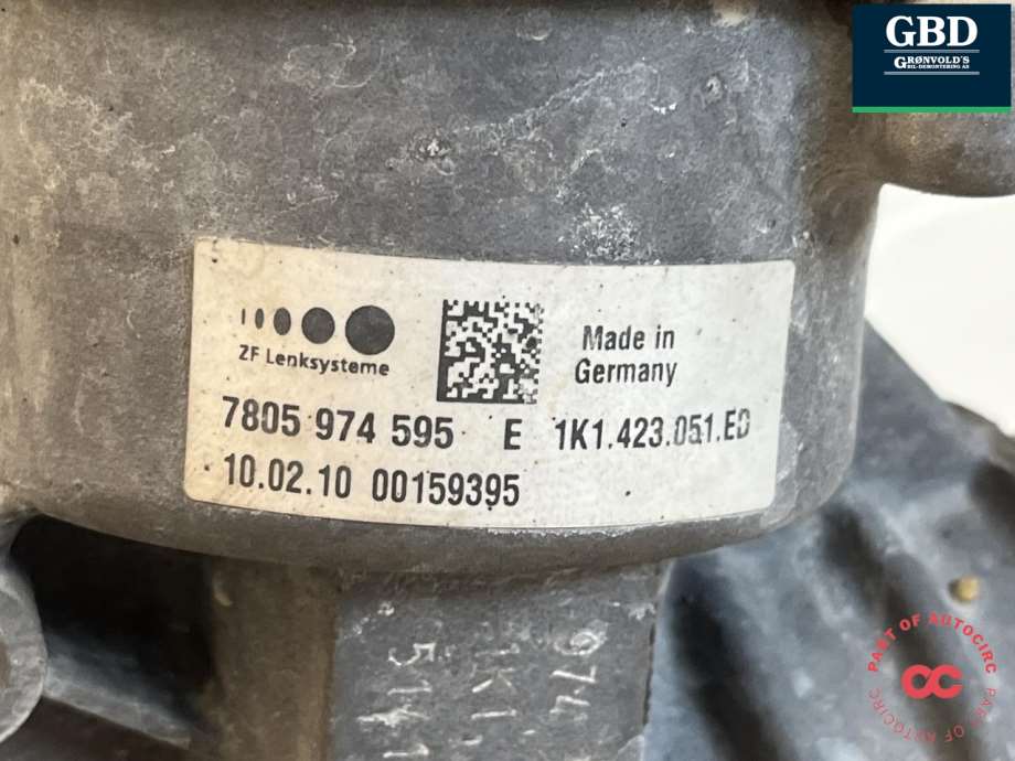 VW Golf VI, 2008-2012 (1K1 423 055 M|1K1 423 055 MX)