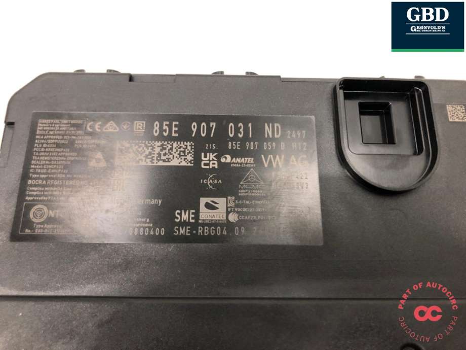 Styreenhet comfort (BCM) til Porsche Macan 2024-->> (XAB) (XAB) (PAD 907 064 B|85E 907 031 ND|)