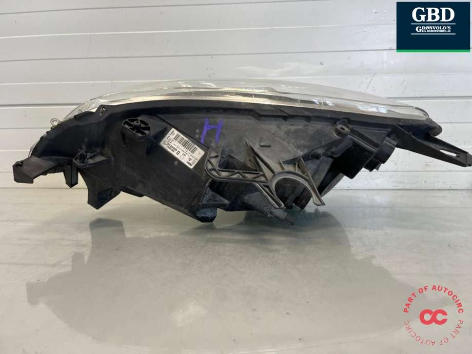 Frontlykt høyre halogen til Peugeot Partner 2015-2019 (Type II, Fase 2) (6206 K6|)