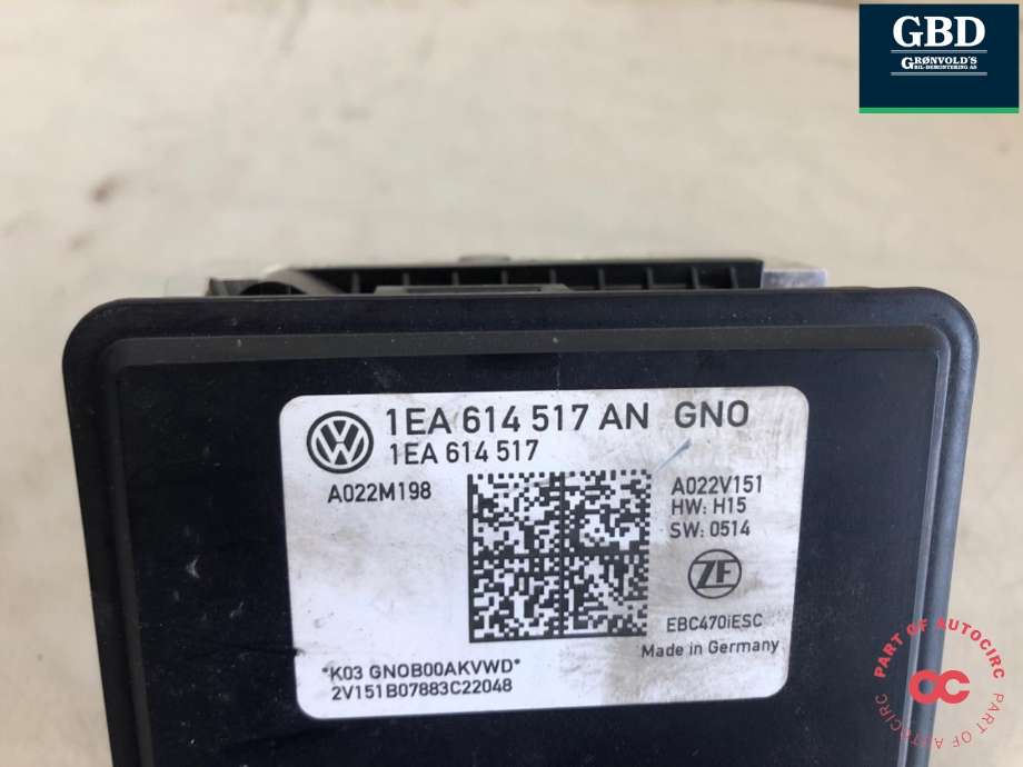 ABS sentral til VW ID.4 2020-->>  (1EA 614 517 AR|1EA 614 517 AR BEF|1EA 614 517 AN)