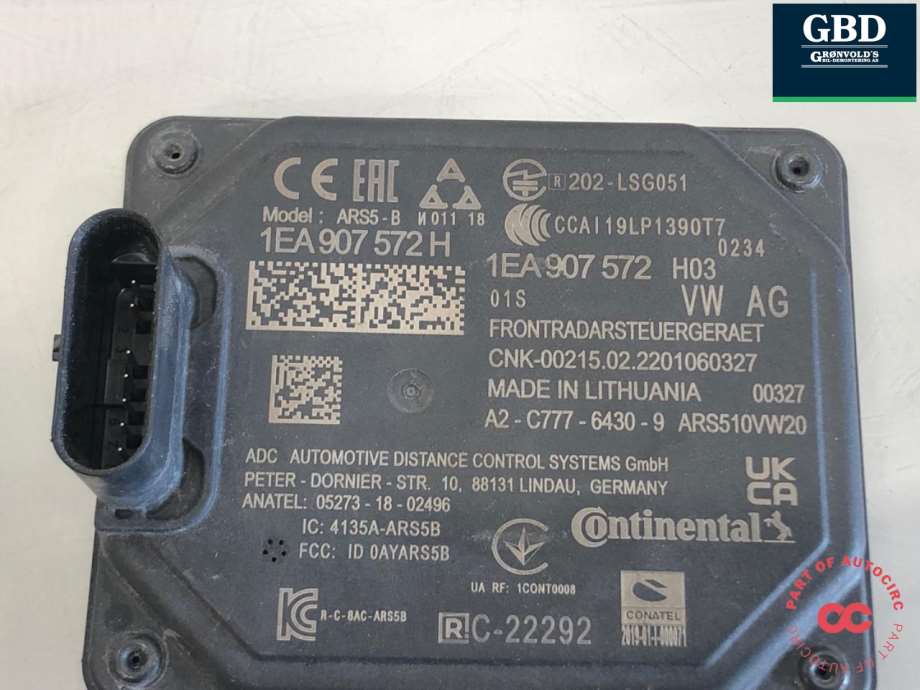 VW ID.4, 2020- (1EA 907 572 H)
