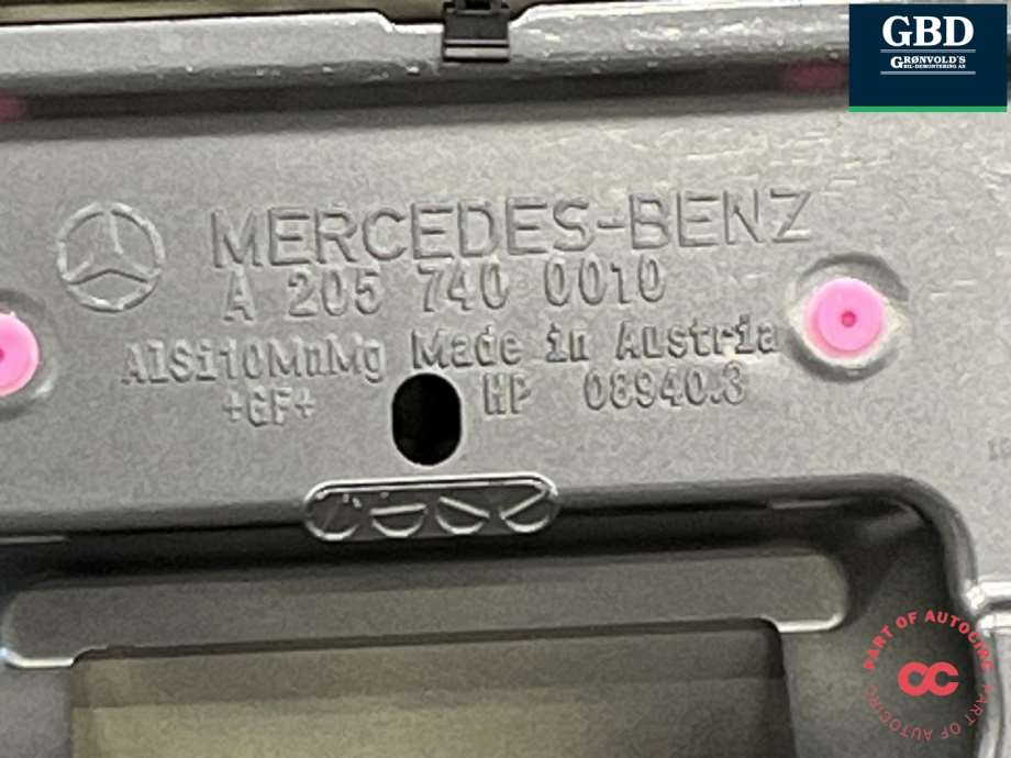Mercedes C-Klasse, 2014-2018 (W205, Fase 1) (A 205 740 40 00)