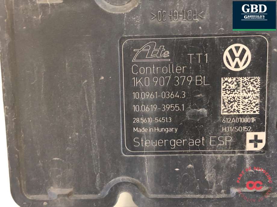 VW Caddy, 2010-2015 (Type III, Fase 2) (1K0 614 517 DP|1K0 614 517 DP BEF)