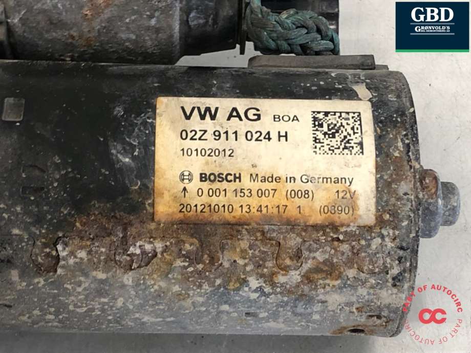VW Caddy, 2010-2015 (Type III, Fase 2) (02Z 911 024 H|02Z 911 024 HX)