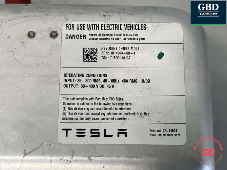 Tesla Model S, 2013-2016 (Fase 1) (1014963-00-K|1014963-00-G | 1014963-00-J | 1014963-00-L)