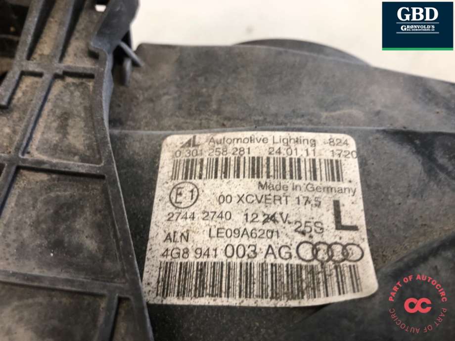 Audi A7, 2010-2014 (Type I, Fase 1) (4G8 941 753 F|4G8 941 753|4G8941003AG)