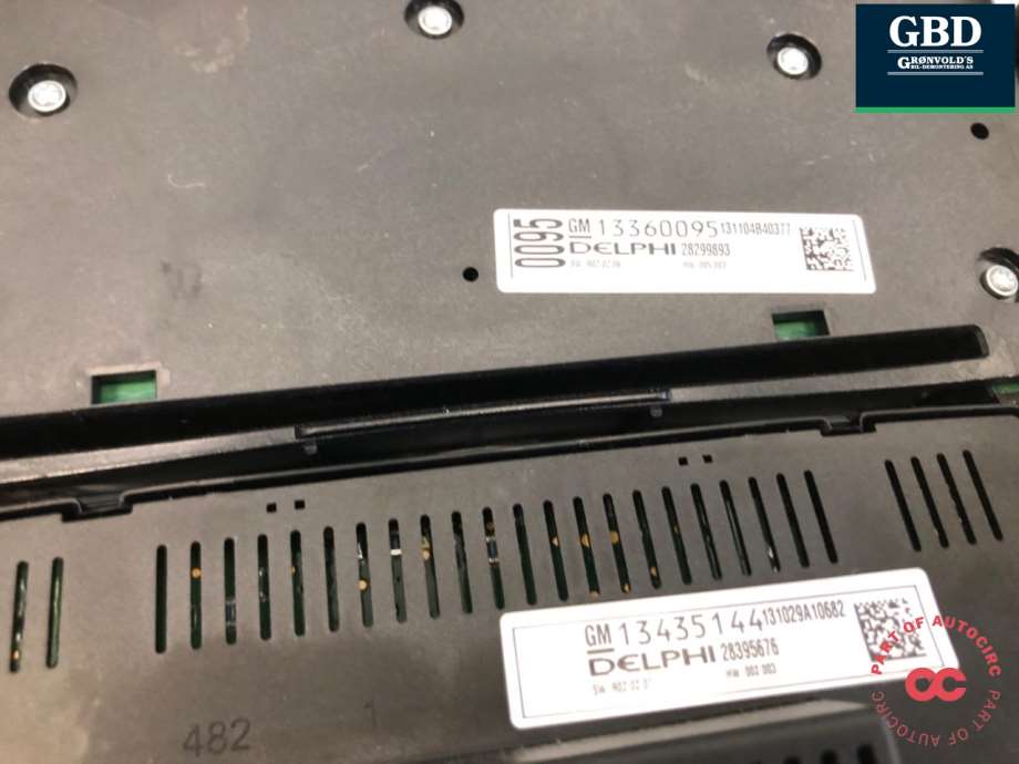 Opel Astra J, 2010-2015 (13360095|13455144)