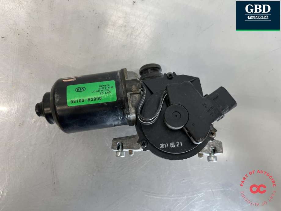 Viskermotor frontrute til Kia Soul 2014-2019 (Type II) (98110B 2000|)