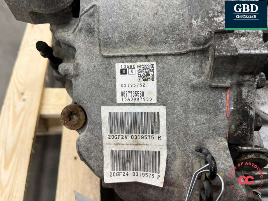 Girkasse automat til Citroën C5 2008-2017 (Type II)  (96 777 355 80|16 064 991 80)