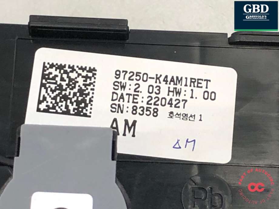 Hyundai Kona, 2021-2023 (Type I, Fase 2) (97250K4AM1RET)