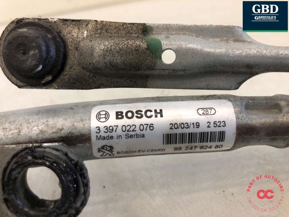 Peugeot 3008, 2016- (Type II) (98 247 624 80|3397022076)