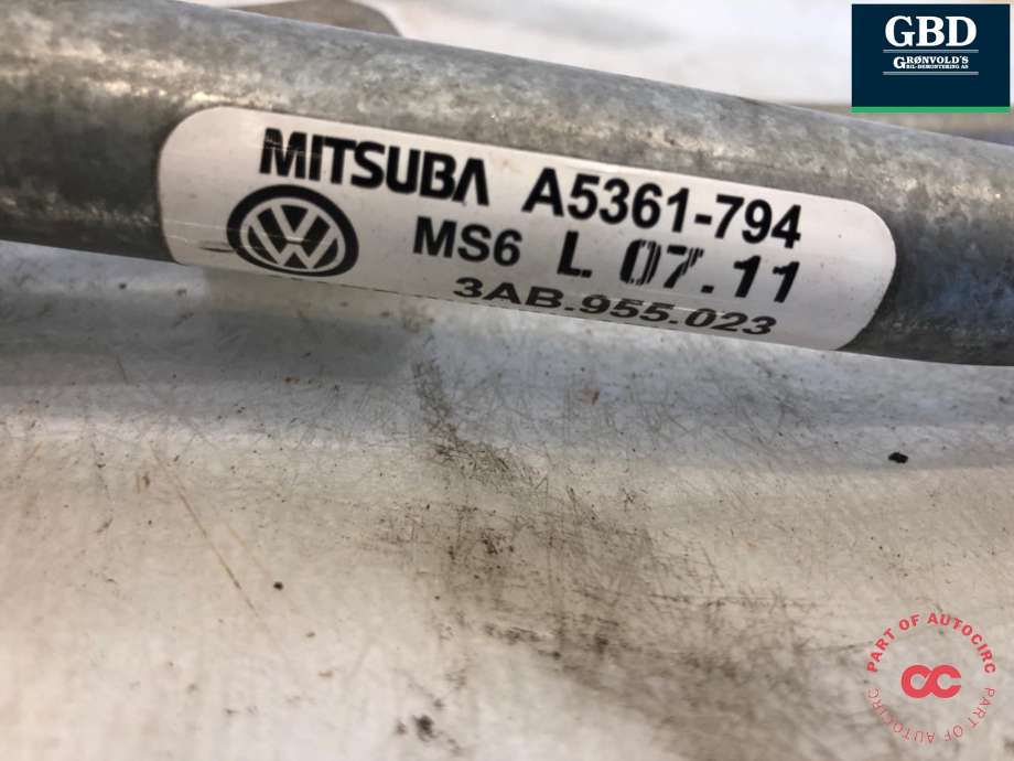 Viskeroverføring til VW Passat 2011-2015 (B7) (B7) (3AB 955 023 A|)