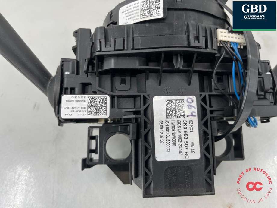 Bryter combi til VW Touran 2010-2015 (Type I, Fase 3) (5K0 953 502 M 9B9|)