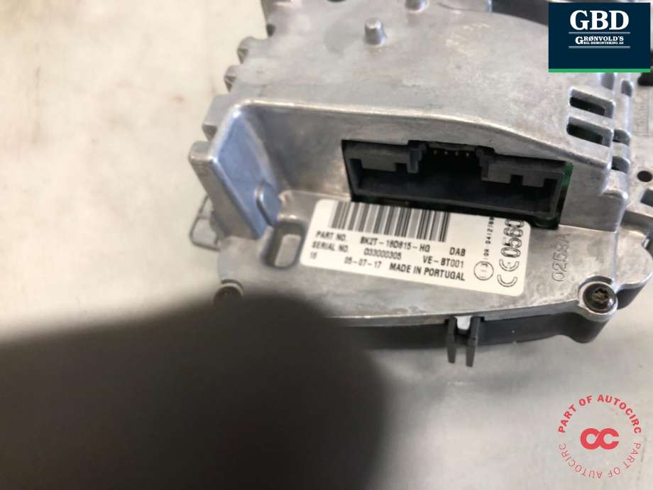 Bilstereo betjeningspanel til Ford Transit Custom 2013-2023 (Type I)  (2173930|BK2T-18D815-HG|)