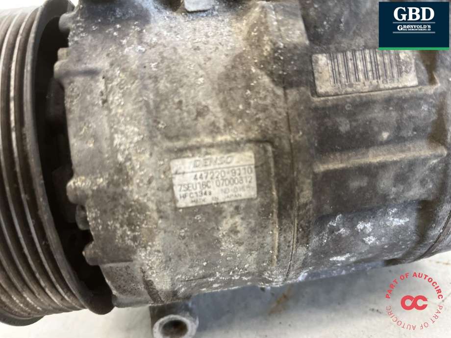 Aircondition kompressor til Porsche Cayenne 2002-2006 (Fase 1) (9PA) (9PA) (958 126 012 01|958 126 014 01|948 126 011 01)