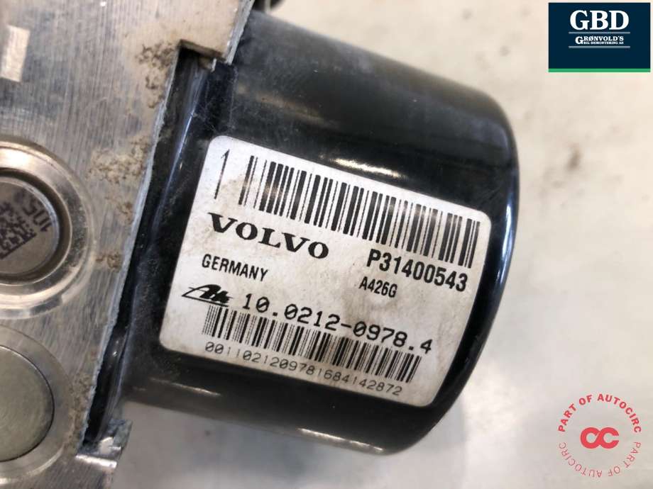 ABS sentral til Volvo V70 2014-2016 (Type III, Fase 2)  (31400545|31400543|)