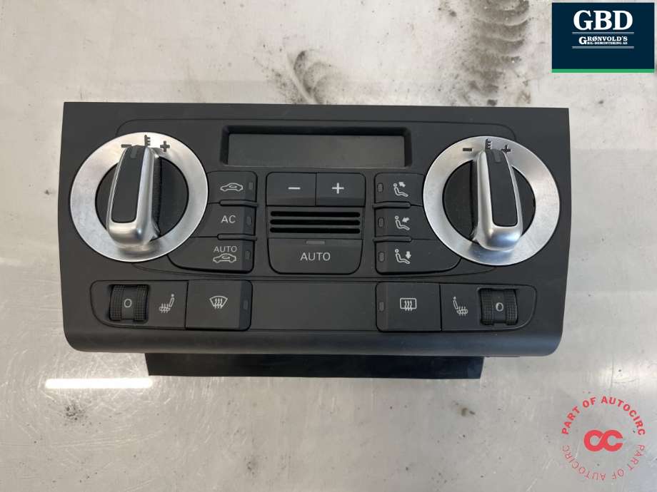 Varmeapparat betjening til Audi A3, 2012-2016 (Type III, Fase 1)  (8P0 820 043 BN)