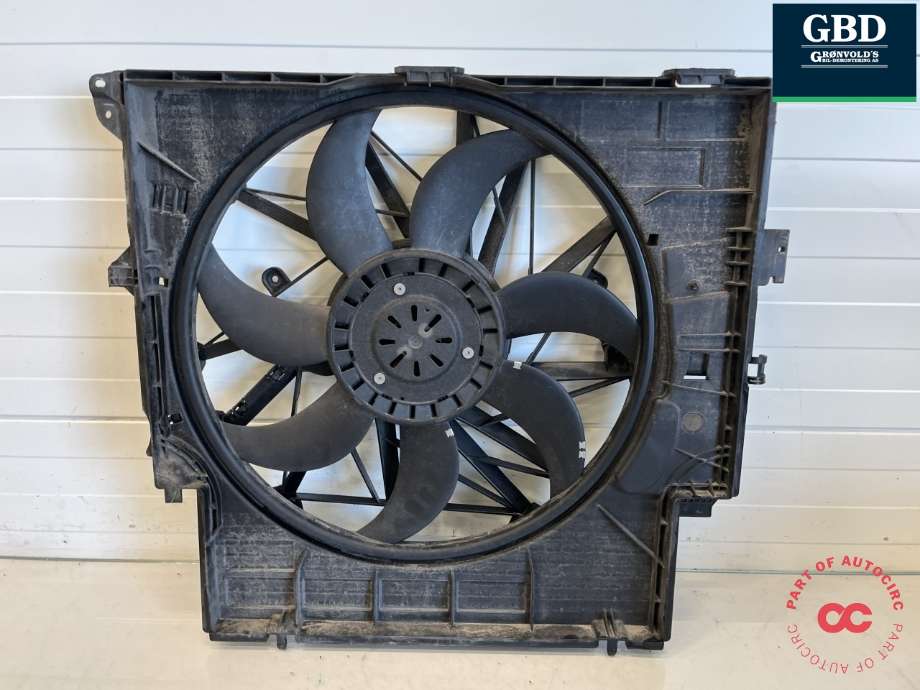 Kjølevifte elektrisk til BMW X3 2010-2017 (F25) (F25) (17 42 7 601 176|17427601176-03|)