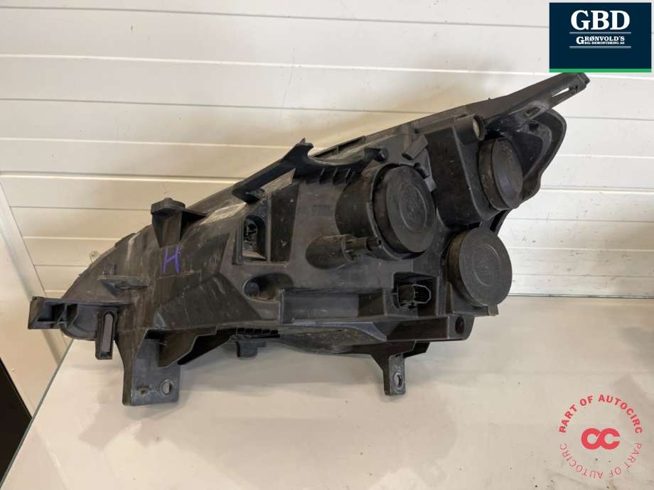 Frontlykt høyre halogen til Citroën Berlingo 2015-2019 (Type II, Fase 2)  (6206 K6|)
