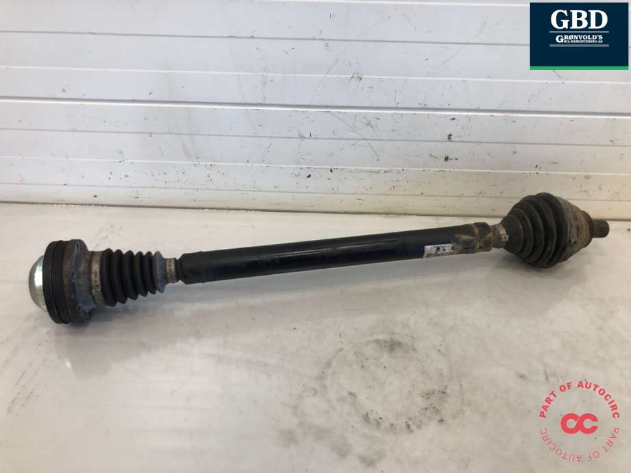 Drivaksel høyre foran, diesel/manuell til VW Caddy 2010-2015 (Type III, Fase 2) (3Q0 407 272 AB|2K0 407 272 E|2K0 407 272 EX)