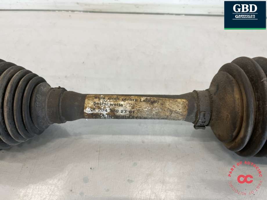 Drivaksel høyre foran, diesel/automat til Mercedes GLK 2008-2015 (X204) (X204) (A 204 330 23 01|A 204 330 16 01 |A 204 330 27 01|A 204 330 16 00)