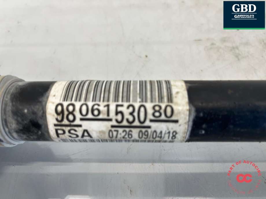 Drivaksel venstre foran, diesel/manuell til Toyota Proace 2016-->> (Type II)  (SU001C2339|SU001A6925|)
