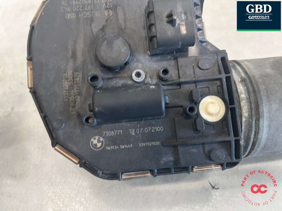 Viskermotor frontrute til BMW 5-Serie 2010-2017 (F10/F11) (F10/F11) (61 61 7 306 266|)