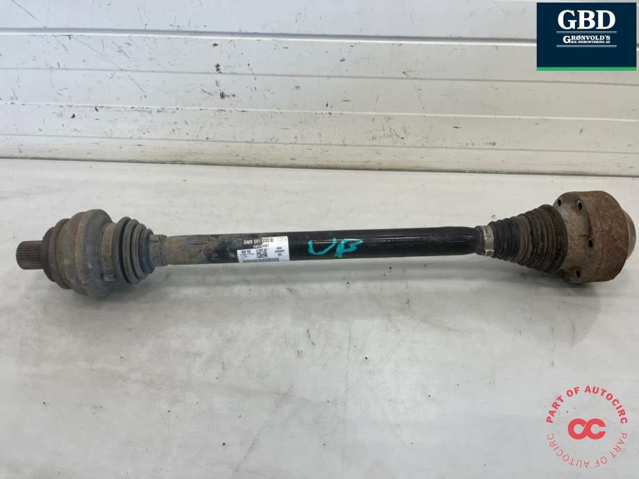 Drivaksel venstre bak, diesel/automat til Audi A4, Allroad, 2016-->> (Type II) (B9) (B9) (8W0 501 203 D)